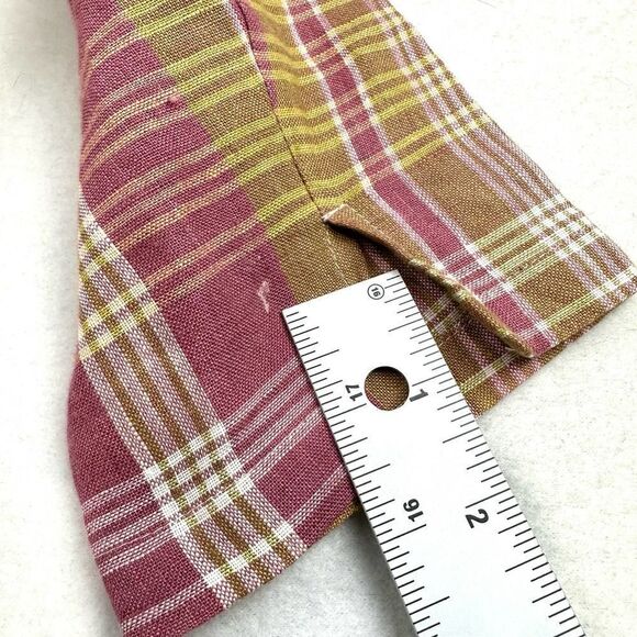 Pendleton‎ %100 Linen Pink Plaid Blazer Women’s S - Picture 10 of 11